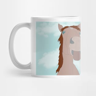 silly horse Mug